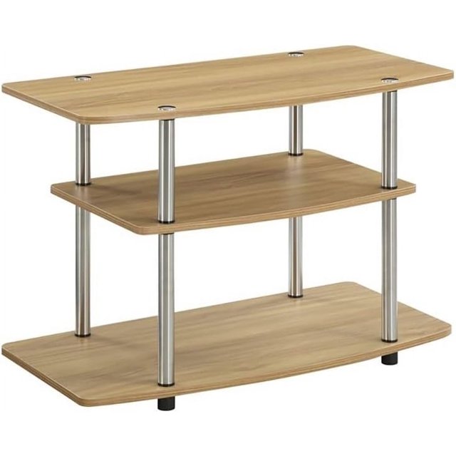 Easy Assembly No Tools Required 32" TV Stand Entertainment Console With