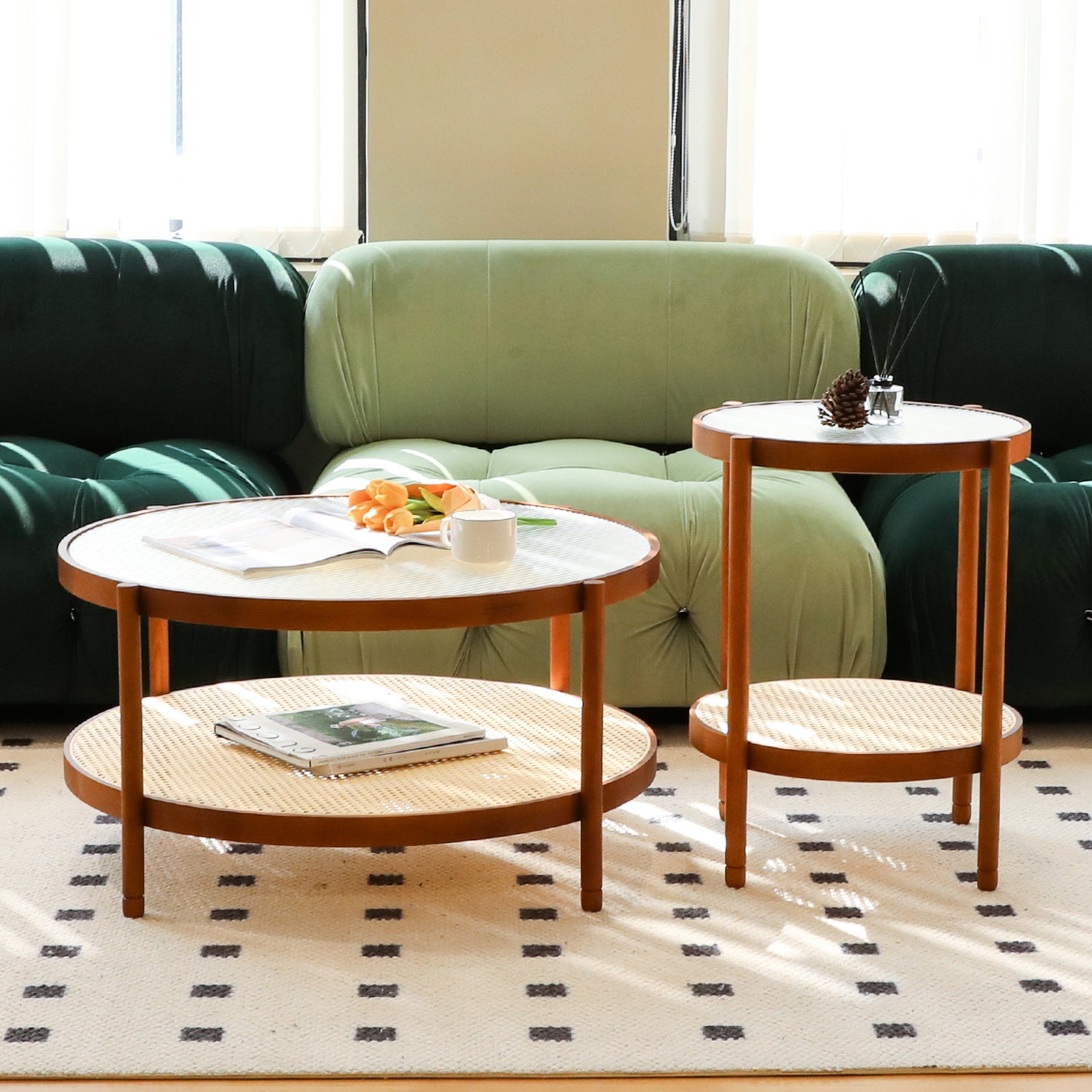 Easy Assembly Table Set / Versatile Use in Living Space - Walmart.com