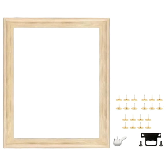 Easy Assembly Wood Canvas Stretcher Frame DIY Stretching Kit for Oil Painting Digital Art Home Gallery Wall Decor Projects(11.81x15.75 inch)