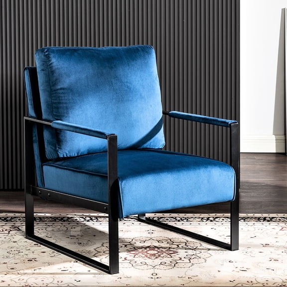 Easy Assembly and Sturdy - Create a cozy home office with this reinforced metal frame chair
