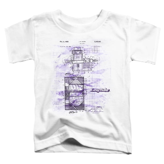 Easy Bake Oven Easy Bake Patent S/S Toddler T-Shirt White