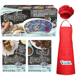 Easy Bake Ultimate Oven with Easy Bake Refill Bundles, Gift Ideas for Boys  and Girls, Little Chef Gifts and Holiday Presents (Oven + Pizza & Pretzel