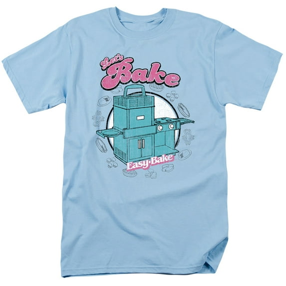 Easy Bake Oven Lets Bake S/S Adult 18/1 T-Shirt Light Blue