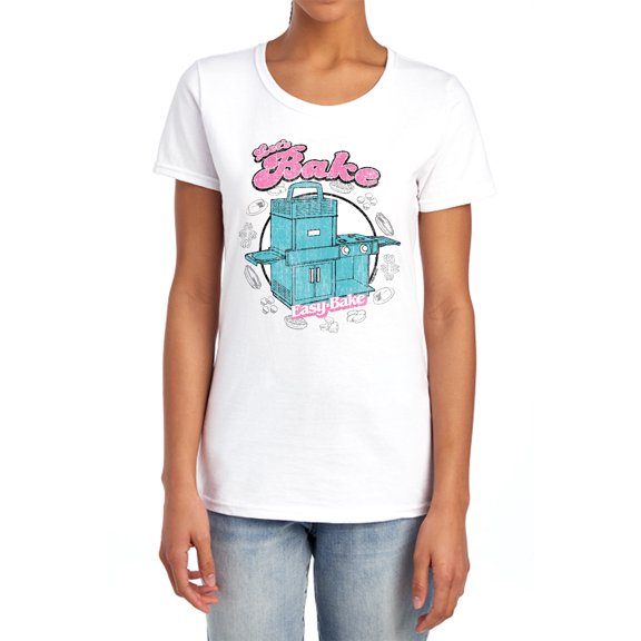 Easy Bake Oven Lets Bake Women's T Shirt, White, Large