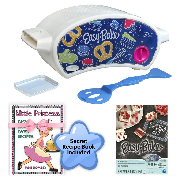Easy Bake Oven Set with Baking Accessories - Limited Edition Red Velvet Strawberry Cakes, Recipes Cookbook Gift Set, Size: One size, Pink