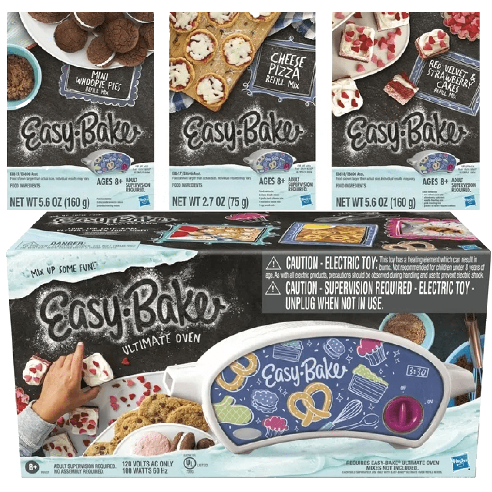 Easy Bake Ultimate Oven Baking Star Series with 3 Extra Packs of Goodies Eb