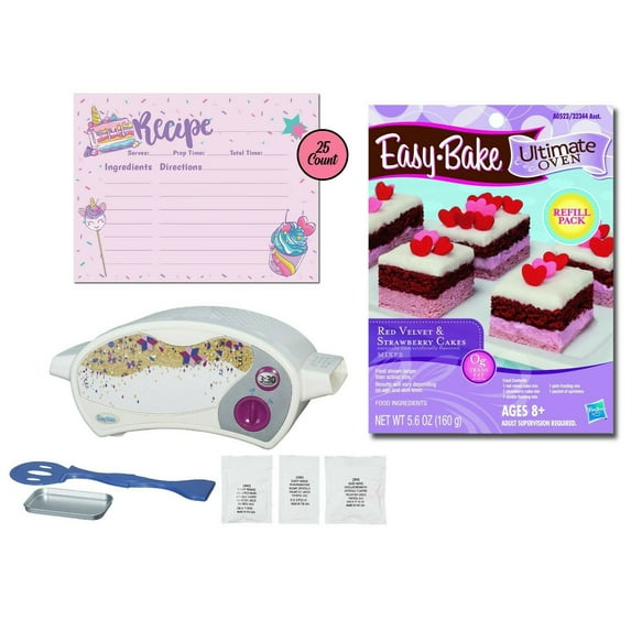 Easy Bake Oven with Easy Bake Oven Mixes and Recipe Cards