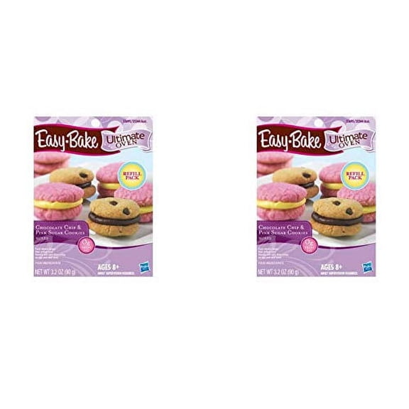 Easy-Bake Ultimate Oven - Chocolate Chip & Pink Sugar Cookies Mixes (2 Pack)