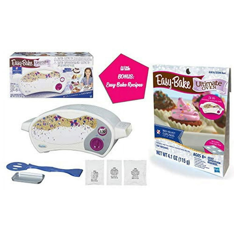 Easy Bake Ultimate Oven Gift Bundles for Boys and Girls, Little Chef Gifts,  Birthday Gift Ideas for Kids, Holiday Presents (Oven + Red Velvet Cupcake  Mix) 