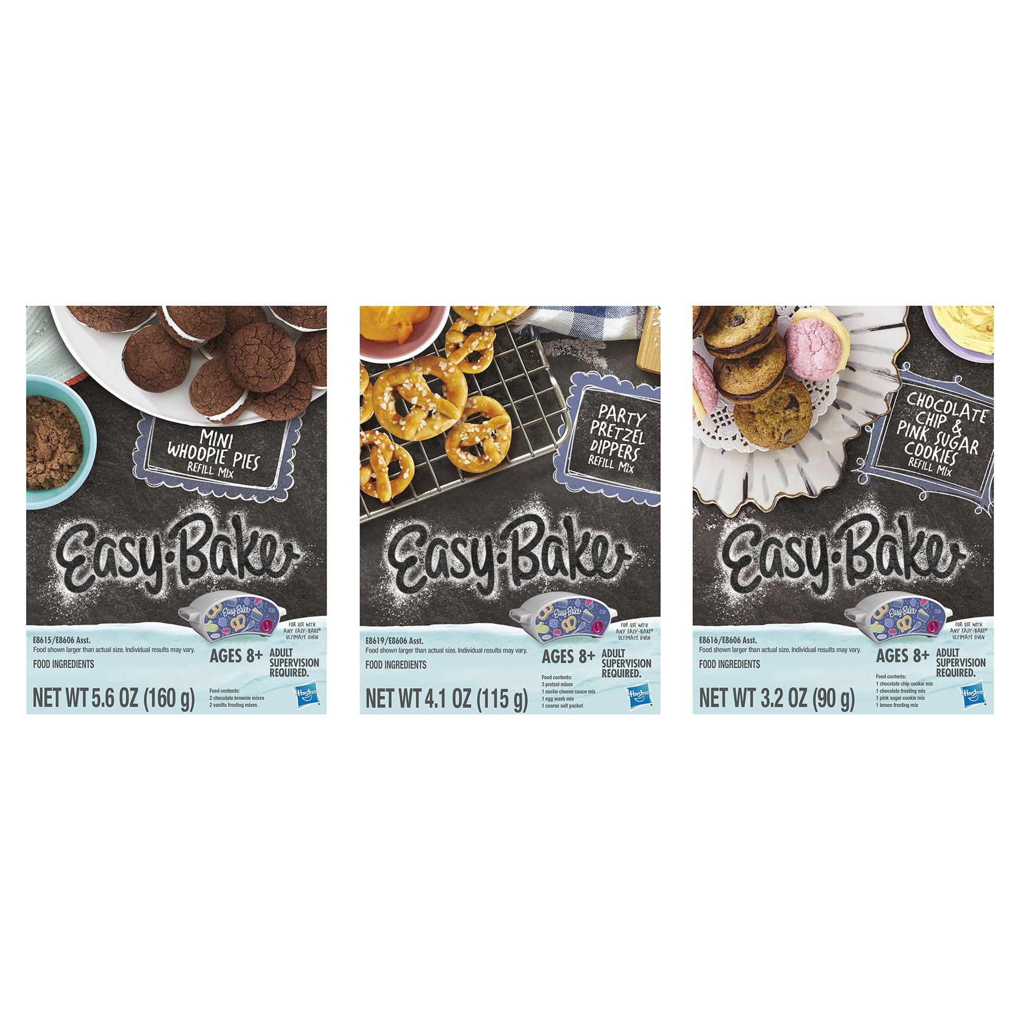 https://i5.walmartimages.com/seo/Easy-Bake-Ultimate-Oven-Mix-3-Pack-Pretzels-Whoopie-Pies-Chocolate-Chip-Sugar-Cookie_25541c67-f6ce-4bf8-a00c-911ba1f9719e.d2770975e573d2a645668e8d5d95bcd3.jpeg