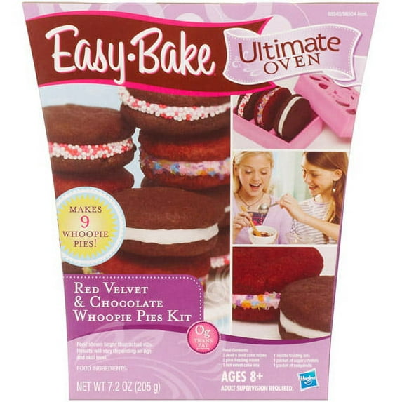 Easy-Bake Ultimate Oven Red Velvet and Chocolate Whoopie Pies Kit