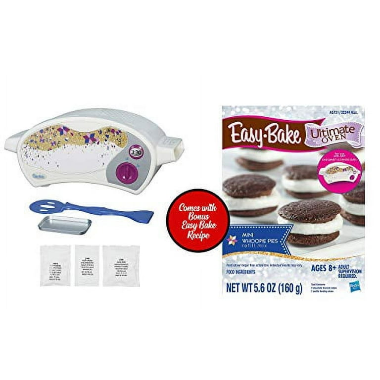 Easy Bake Oven Baking Star Edition + whoopie pies + Chocolate Chip and Pink  Sugar Cookie Refills Bundle (3 Items)