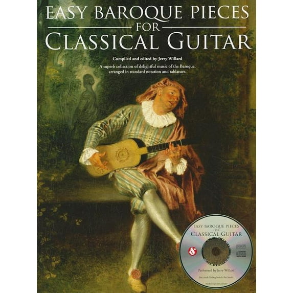 Easy Baroque Pieces for Classical Guitar (Book/Online Audio) (Other)