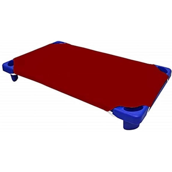 Easy Bedding Cot Sheets for Daycare- 6 Pieces Standard Size Pre-School Crib/Toddler Sheet 23 x 55 inches- 100% cotton- 400TC Sheets- Burgundy