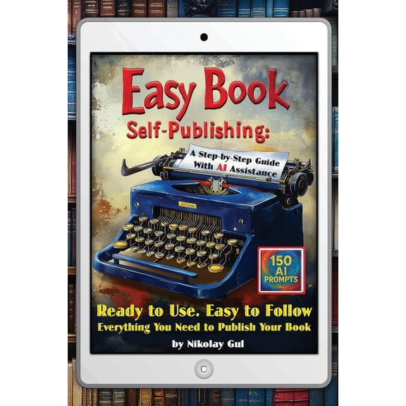 Easy Book Self-Publishing: A Step-by-Step Guide with AI Assistance, (Paperback)