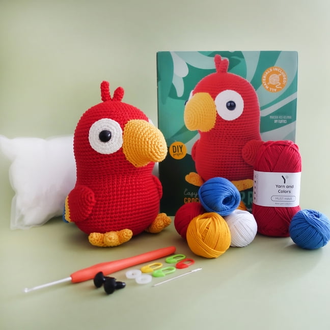 Bird Beginners Crochet Kit For Adults And Kids, Crochet Kit