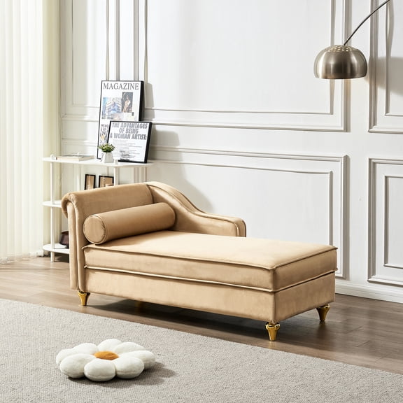Easy - Built Chaise, Soft Velvet - Comfortable Relaxation at Home