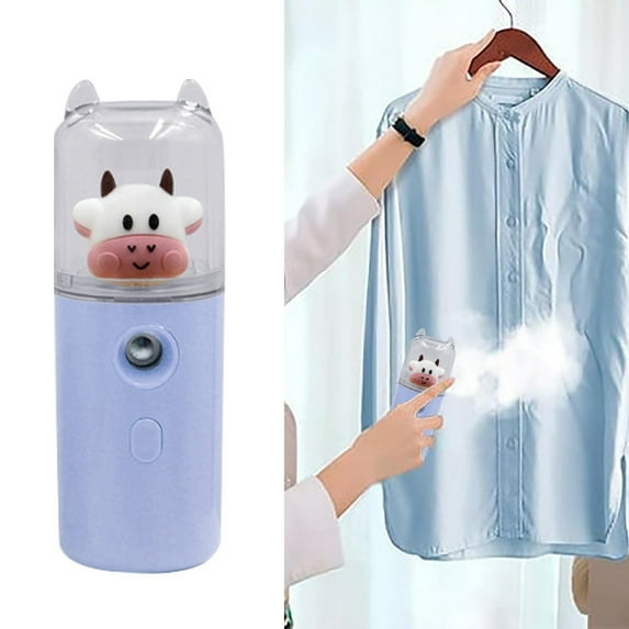 Portable Mini Travel Steamer for Quick Heating and Effortless Garment Care - Cordless Design for Convenience