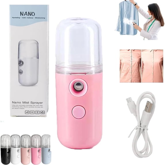 Easy Care Sunshine 15s Heat up Mini Travel Steamer, Portable Steamer Travel, Small Travel Steamer for Clothes, Mini Handheld Garment Steamer, Fabric Steam Iron for Home, Office, And Travel