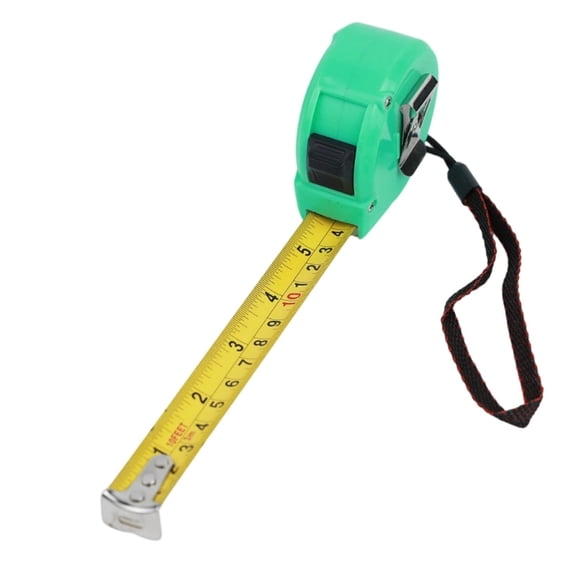 Easy Carry 3meter Steel Tape Measure Strong Plastic Housing for Builders & Craft Love