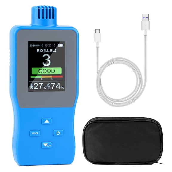 Easy Carry EX Gas Leak Detectors With Immediate LCD Display Alarm Combustible Gas Tester For Methane Gas And Hydride
