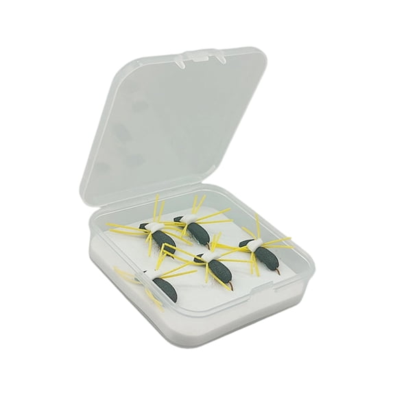 Easy Carry Fast Change Floating Lures Foam Spiders Dry Fly for Camping Trips