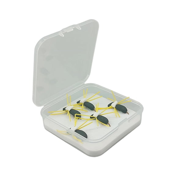 Easy Carry Fast Change Floating Lures Foam Spiders Dry Fly for Camping Trips