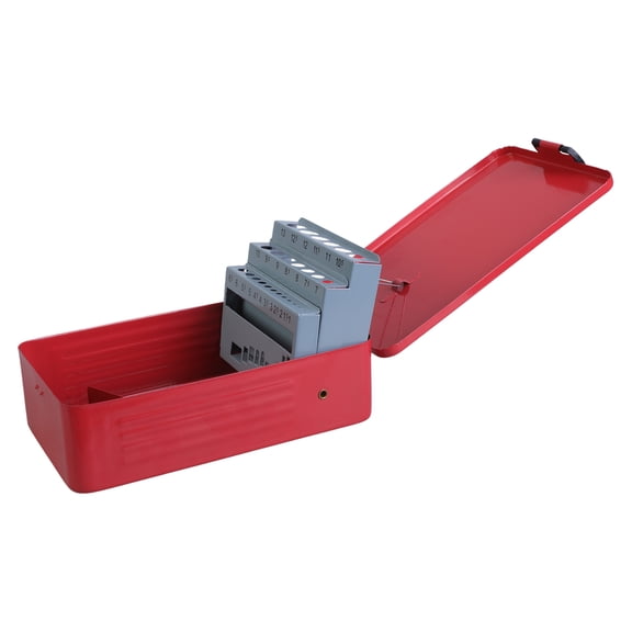 Easy Carry Metal Drill Bit Indexs Box Twist Drill Bit Holder Small Size for Easy Storage & Organization of Various size