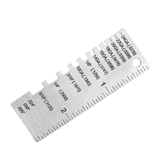 Easy Carry Steel Wire Gauges & Weld Thickness Checker Welding Inspection Gauges for Accurate Industrial Measurement Task