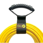 Easy-Carry Wrap-It Storage Straps - 17” – Heavy-Duty Hook and Loop Cord Carrying Strap, Hanger, and Organizer with Handle for Pool Hoses, Garden Hoses, Cords, Cables and More