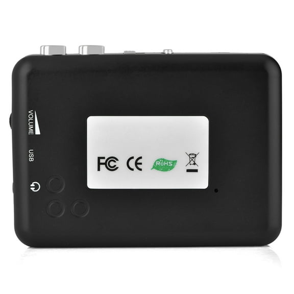 Easy Cassette To MP3 Converter, Portable USB Design With Headphone Jack, No Drivers Needed!
