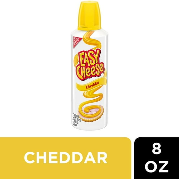 Easy Cheese Cheddar Cheese Snack 8 oz - Pack of 1