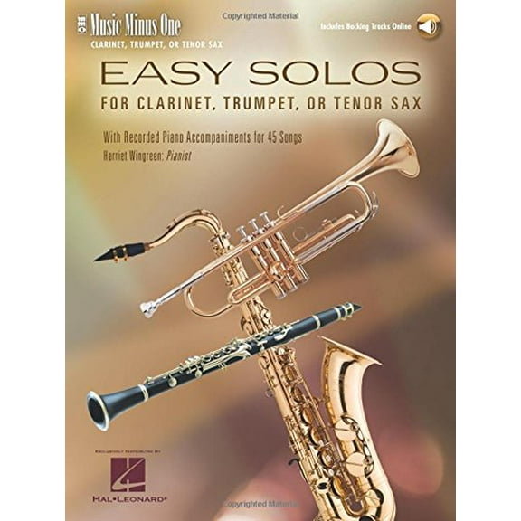 Easy Clarinet Solos, Vol. I - Student Level: Music Minus One Clarinet