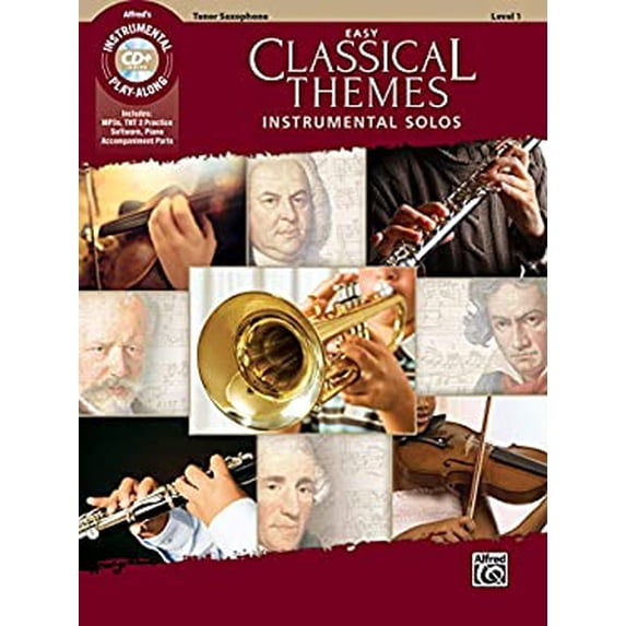 Pre-Owned Easy Classical Themes Instrumental Solos: Tenor Sax, Book & CD (Paperback) by Bill Galliford