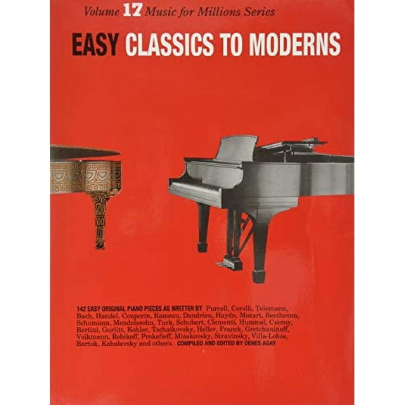 Pre-Owned Easy Classics to Moderns: Music for Millions Series (Paperback) 0825640172 9780825640179