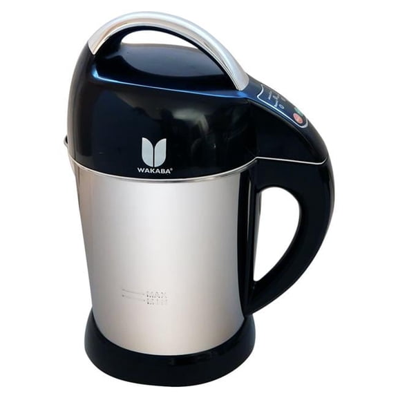 Easy-Clean Automatic Soymilk & Juice Maker, Black & Gray