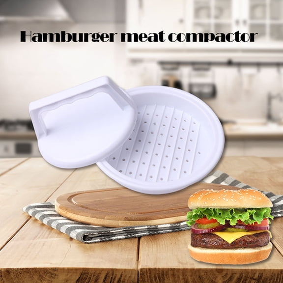 Easy Clean Plastic Burger Maker Mold Holder for Hamburger Patties