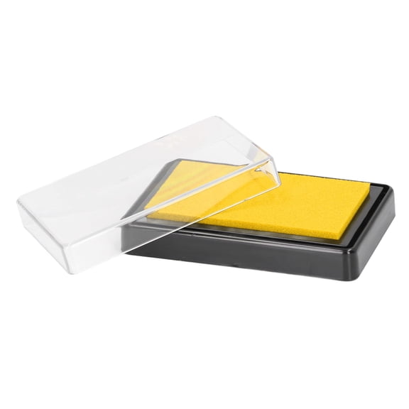 Easy Cleaning Baby Paw Print Pad Set 3.7 x 2.6 Inches Yellow Ink Stamp Pad Kit for Footprints Souvenirs Keepsakes