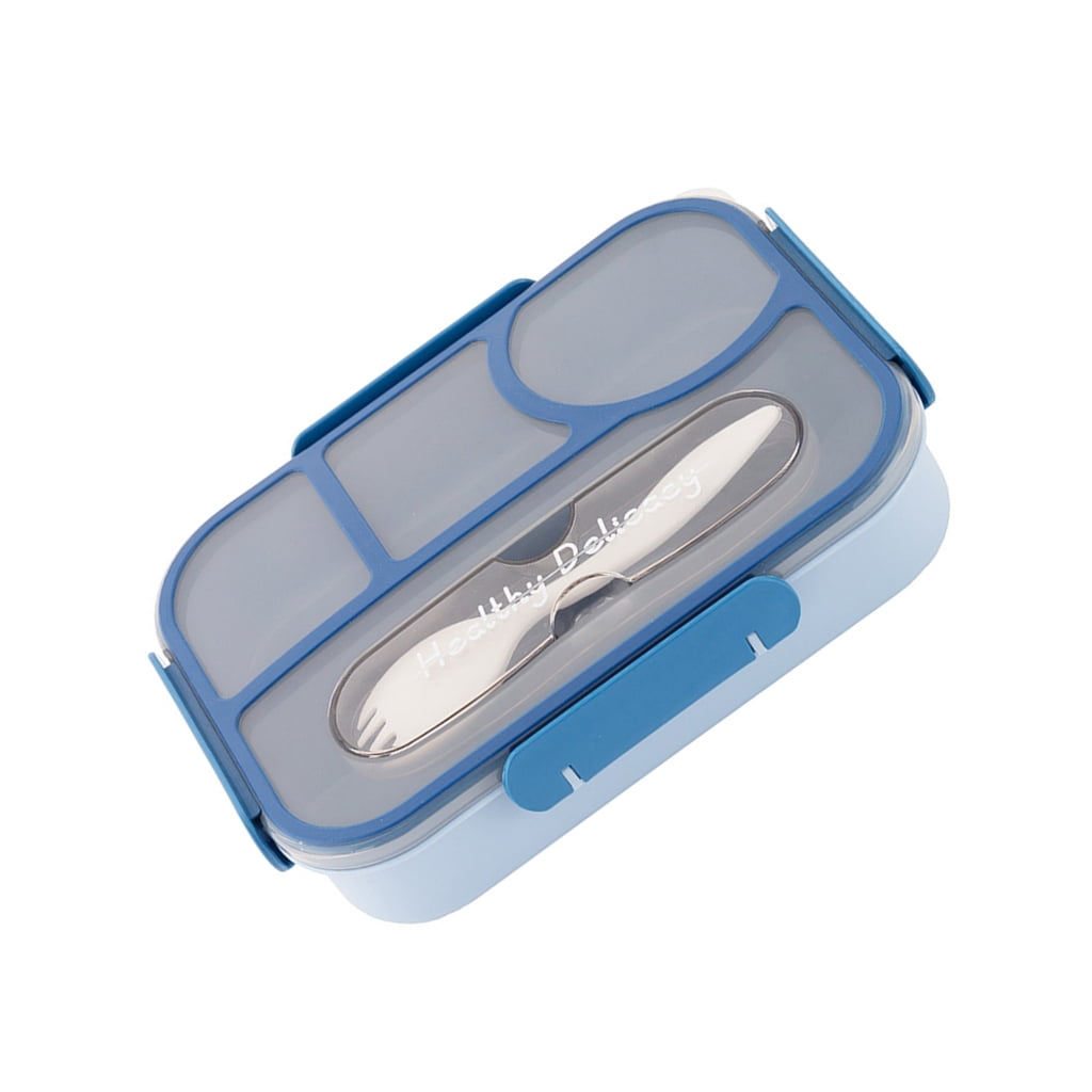Clean Prep Box Easy Cleaning Dishwasher Safe Bentos Box 4 Compartments 1100ml ...