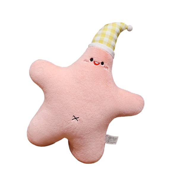 Easy Cleaning Starfishes Shape Pillow Sturdy for Daily Relaxation Support