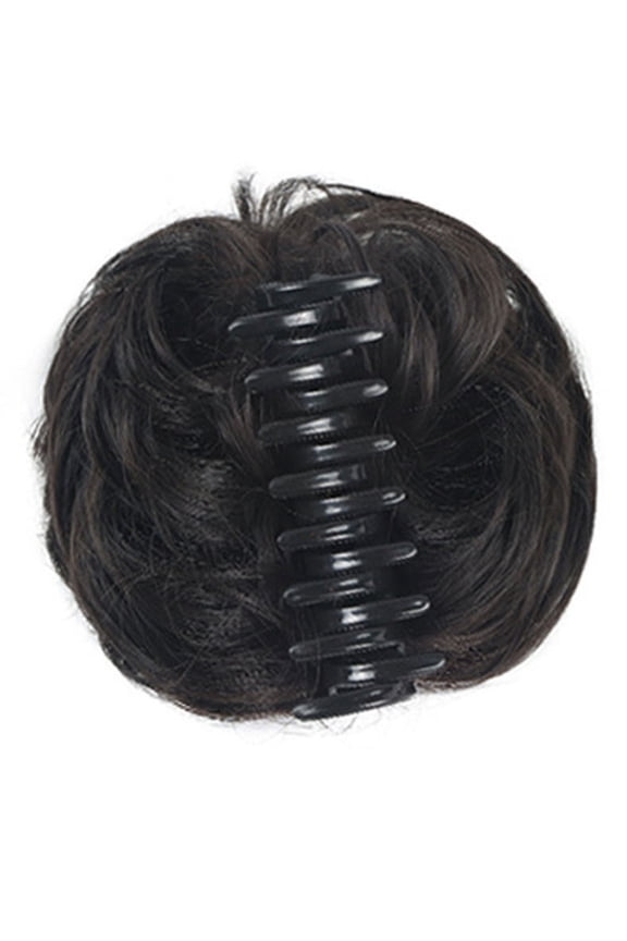 Easy Clip Wig Natural Hair Messy Bun Updo Styling Tool For Women Quick Grasping Curler