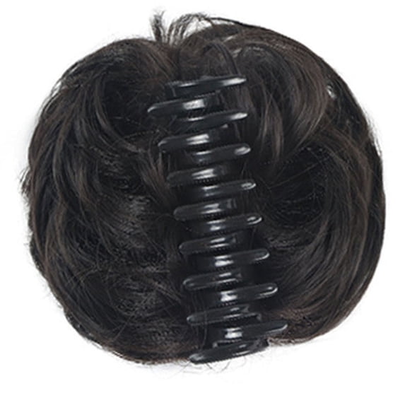Easy Clip Wig Natural Hair Messy Bun Updo Styling Tool For Women Quick Grasping Curler
