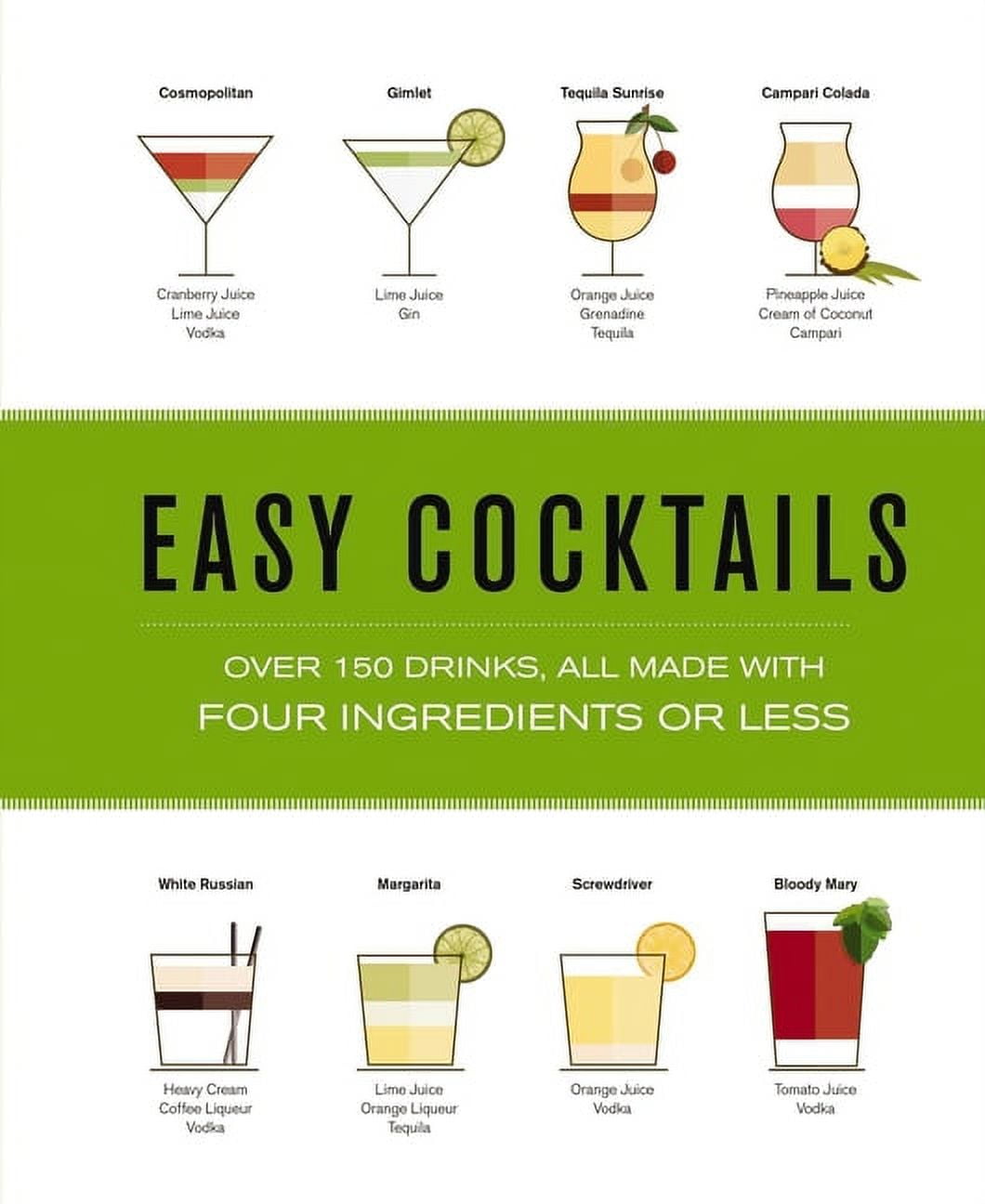 Easy Cocktails: Over 150 Drinks, All Made with Four