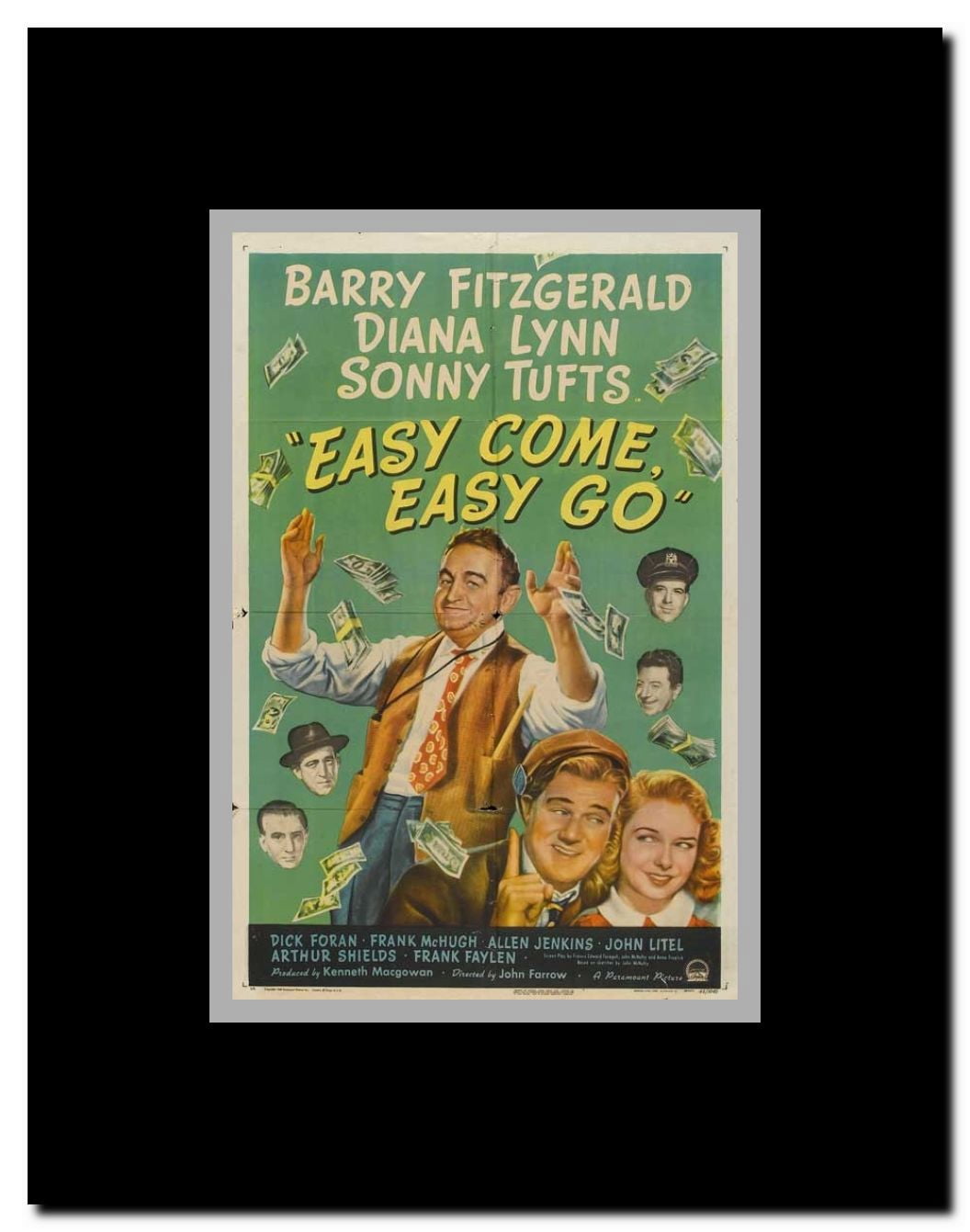 Easy Come Easy Go Framed Movie Poster