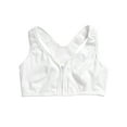thumbnail image 1 of Easy Comforts Style Front Zip Mesh Back Bra, White, 40 B/C, 1 of 5