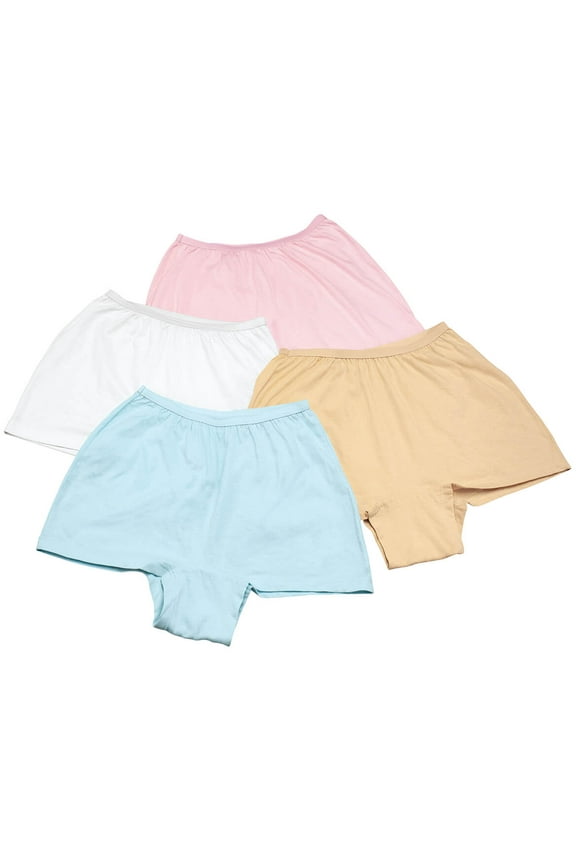 Easy Comforts Style Flare Leg Panties, 4 Pack