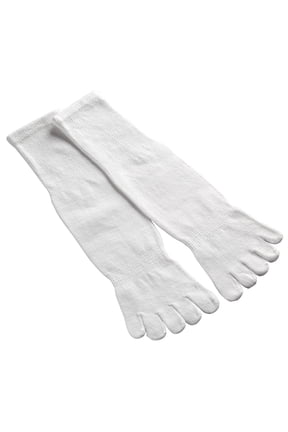 Easy Comforts Toe Socks, White, LG