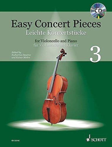 Easy Concert Pieces - Volume 3: Cello and Piano (Other)