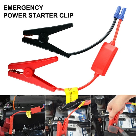 Easy Connection Car Battery Clip Cable Jump Starter Connector,Simple Operation, One Step Use, Save Your Time