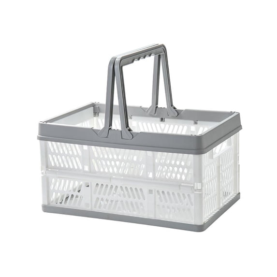 Easy Container Collapsible with Storage Storage Handles Folding Crate Kitchenï¼Dining & Bar